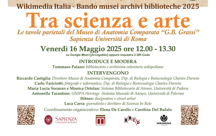 Locandina Tra Scienza e Arte